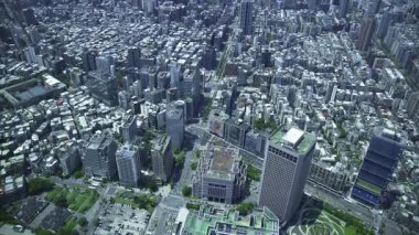 Tayvan 'daki Taipei101 gökdeleni etrafındaki panoramik yüksek açı görüntüsü. Yüksek kalite 4K görüntü. Taipei Tayvan 'ın Taipei ilçesi. 04.11.2025 Taipei' nin merkezidir.. 