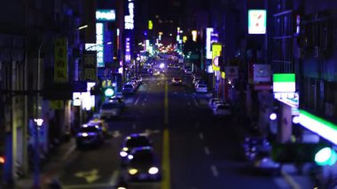 Taipei 'nin kuzeyindeki Chongqing yolunda trafik sıkışıklığı gecesi. Yüksek kalite 4K görüntü. Tayvan, Tayvan 'ın Tayvan eyaletinde yer alan bir şehirdir.. 