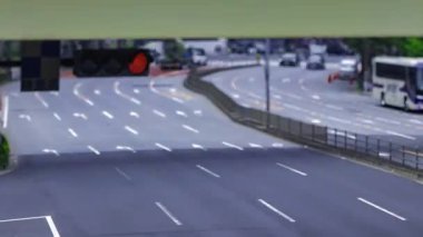 Higashiginza Tokyo 'daki trafik sıkışıklığı zamanı. Yüksek kalite 4K görüntü. Chuo bölgesi Higashiginza Tokyo 07.07.2025 Tokyo 'nun merkezidir.. 