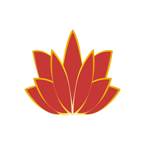 Blütenlilie Lotussymbol Auf Dunklem Hintergrund Flower Beauty Template Logo Modernes — Stockfoto