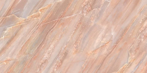 Roze Onyx Kleurrijke Kristallen Marmeren Textuur Met Bruine Aderen Gepolijste — Stockfoto