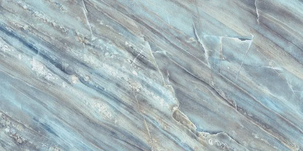Синій Мармуровий Візерунок Білими Венами Ілюстрація Абстрактна Текстура Фон — стокове фото