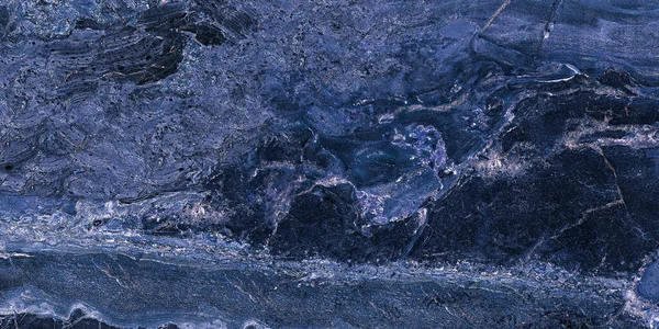 Sfondo Blu Zaffiro Con Texture Marmorizzata Marmo Blu Foto Stock