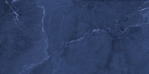 Абстрактна Синя Мармурова Текстура Тла Красивою Веною Натуральний Блакитний Мармуровий — стокове фото