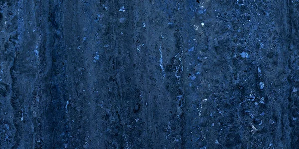 蓝色深色大理石背景纹理 — 图库照片