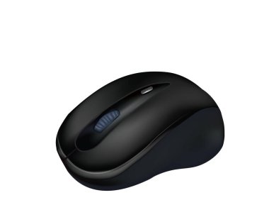 PC kablosuz fare. vektör illüstrasyonu
