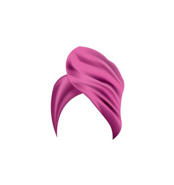Pembe başlık havlusu, vektör