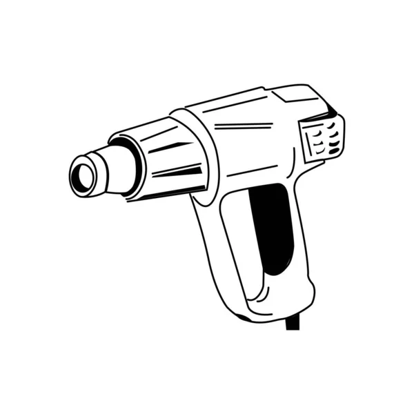 Perforator Simple Illustration Vector Tool Repair — 图库矢量图片