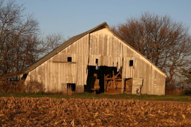 Large Barn with the doors ripped off
