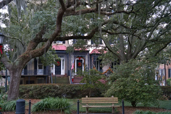 Traditional Residential Architecture Can Found Savannah — Stockfoto