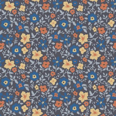 Seamless ditsy vector decorative pattern