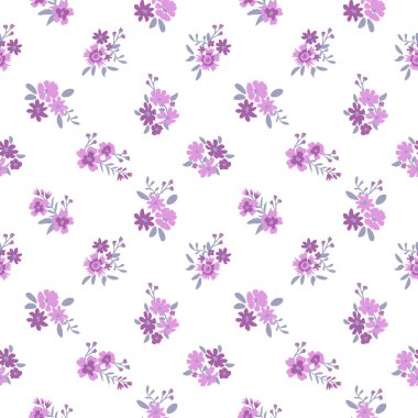 Pembe çiçek demetleri pürüzsüz desenler