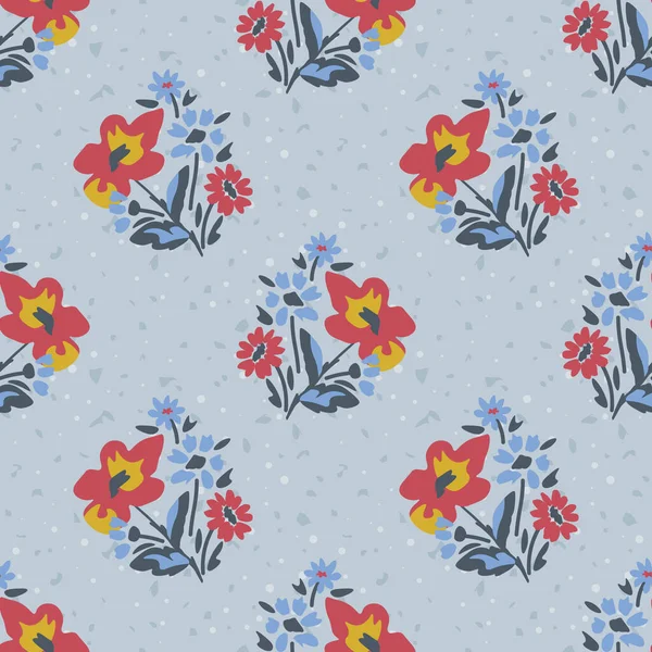 Kusursuz bir çiçek deseni ve terrazzo deseni.