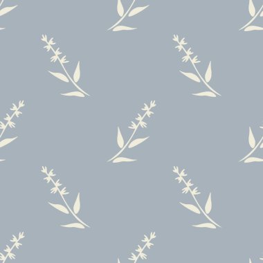 Kusursuz dekoratif vektör bitki deseni