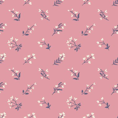 Kalp şekilli, kusursuz çiçek deseni.