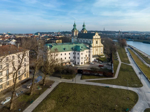 Igreja Santo Estanislau Mosteiro Paulinita Cracóvia Polônia Local Sepultamento Histórico — Fotografia de Stock