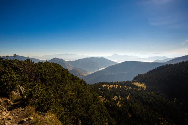 Belo Caminho Para Maly Rozsutec Biely Potok Montanhas Eslovacas Mala — Fotografia de Stock