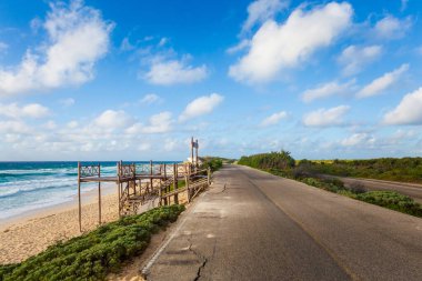 Güneşli bir günde Meksika 'daki Cozumel Adası' nda çekilen güzel manzara fotoğrafı..