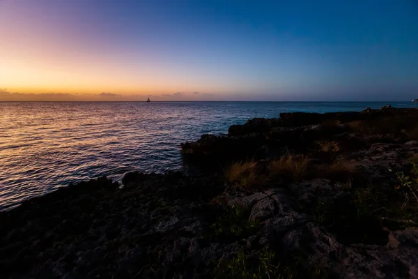 Piękny Krajobraz Zdjęcie Zrobione Wyspie Cozumel Meksyku Słoneczny Dzień Obrazek Stockowy