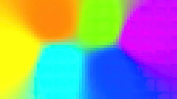 柔らかいモザイクグラデーションスペクトルの色背景 — ストック写真