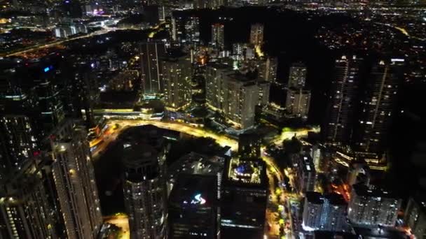 Lembah Pantai Kuala Lumpur Maleisië Nov 2022 Luchtfoto Bangsar South — Stockvideo