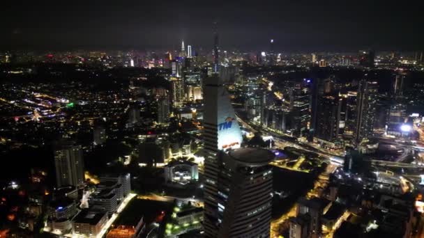Lembah Pantai Kuala Lumpur Malajzia Nov 2022 Aerial Orbititing Tower — Stock videók