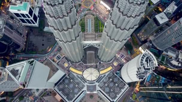 Bukit Bintang Kuala Lumpur Malaysia Nov 2022 Aerial Top View — Stock Video