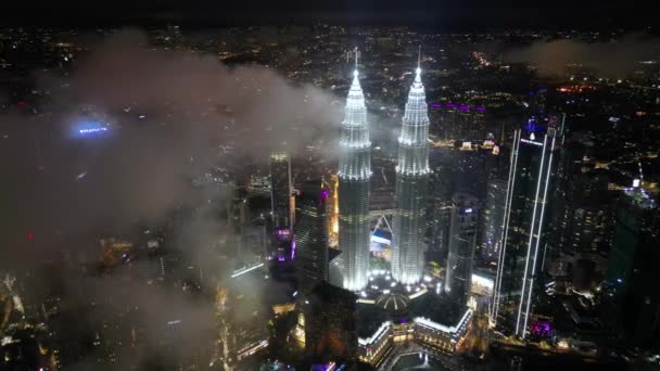 Bukit Bintang Kuala Lumpur Maleisië Nov 2022 Luchtfoto Roterend Lage — Stockvideo
