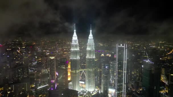 Bukit Bintang Kuala Lumpur Malaysia Nov 2022 Aerial Slowly Move — 图库视频影像
