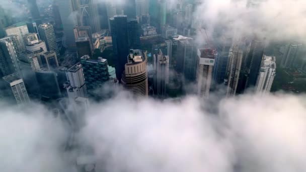 Bukit Bintang Kuala Lumpur Malaysia Nov 2022 Drone Shot Top — Stok Video