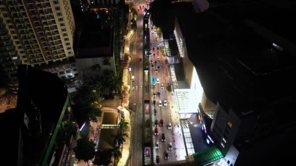 Букит Бинтанг Куала Лумпур Малайзия Ноя 2022 Воздушный Обзор Сверху — стоковое видео