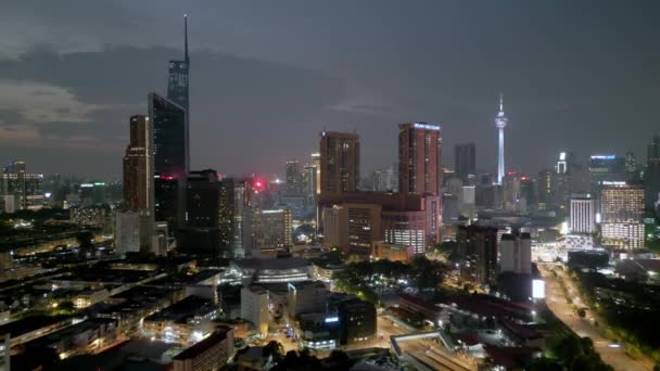 Bukit Bintang Kuala Lumpur Malaysia November 2022 Pemandangan Udara Terbang — Stok Video