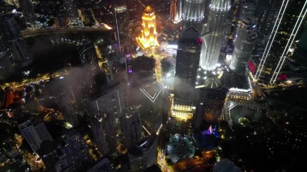 Bukit Bintang Kuala Lumpur Malajsie Listopad 2022 Dron Vystřelil Nízký — Stock video