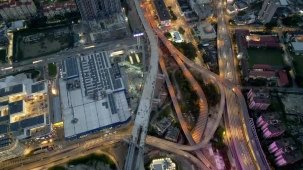 Bukit Bintang Kuala Lumpur Malaysia Nov 2022 Aerial View Look — Vídeos de Stock