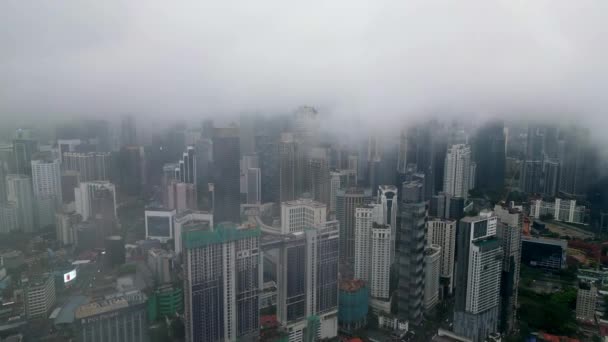 Bukit Bintang Kuala Lumpur Malaysia Desember 2022 Pandangan Udara Kota — Stok Video