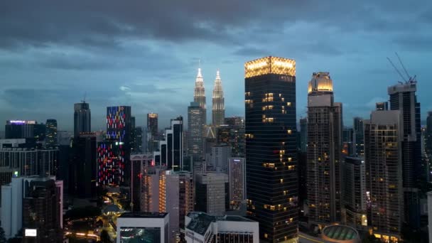 Bukit Bintang Kuala Lumpur Malaysia Nov 2022 Повітряний Вид Місто — стокове відео