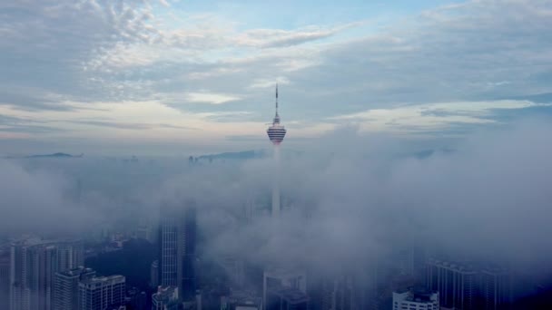 Bukit Bintang Kuala Lumpur Malaysia November 2022 Tampilan Drone Bergerak — Stok Video