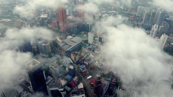 Bukit Bintang Kuala Lumpur Malaysia Nov 2022 Drone Shot Morning — Stock videók