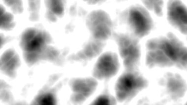 Black and white color dark glow posterized fractal noise animation. Beauty 2D computer rendering
