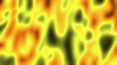 Yellow and orange fractal noise gradient animation. Beauty 2D computer rendering