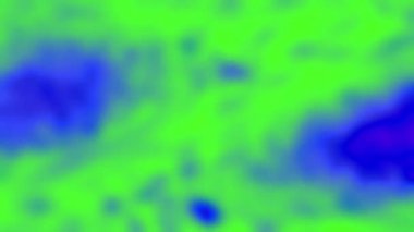 Green and blue fractal noise animation. Beauty 2D computer rendering