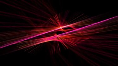 Colorful twirling line spin flow abstract background. Beauty 2D computer rendering