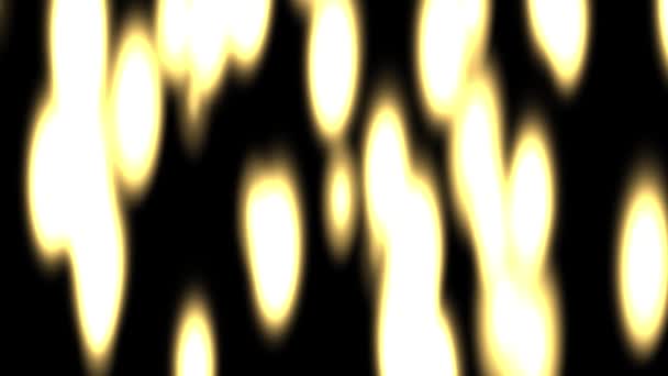 Orange Color Blur Fire Glow Fractal Noise Animation Beauty Computer — Stockvideo