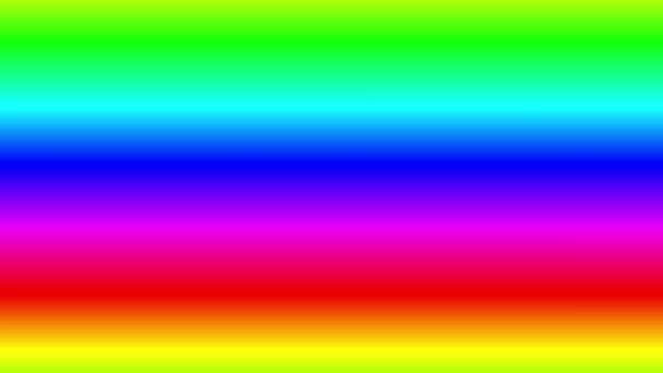 Slow Colorful Transition Linear Rainbow Color Animation Computer Rendering Motion — 비디오