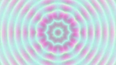 Pürüzsüz pastel kaleydoskop animasyon arka planı. Bilgisayar 2B render grafiği