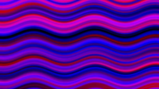 Red Purple Wavy Pattern Gradient Abstract Animation Computer Rendering Motion — Stock videók