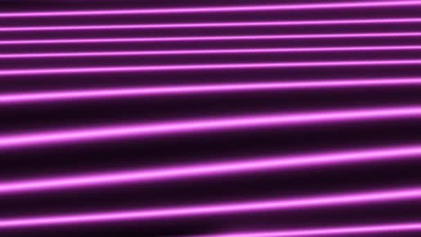 Purple Shining Strip Line Motion Effect Background Computer Rendering Motion — Wideo stockowe