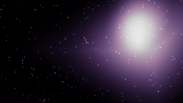 Αργή Κίνηση Λάμπει Γαλαξία Έναστρο Φόντο Υπολογιστή Αποτύπωση Κίνησης Γραφικών — Αρχείο Βίντεο