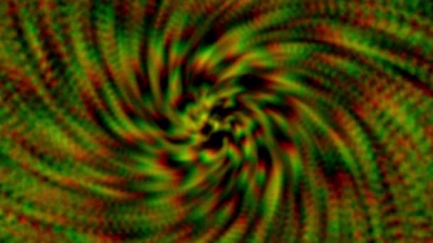 Yellow Blur Swirl Motion Chroma Background Computer Render Graphic — Stock Video
