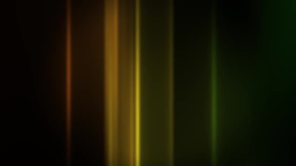 黄色と緑のカーテンモーションアニメーションの背景 コンピュータ2Dレンダリンググラフィック — ストック動画